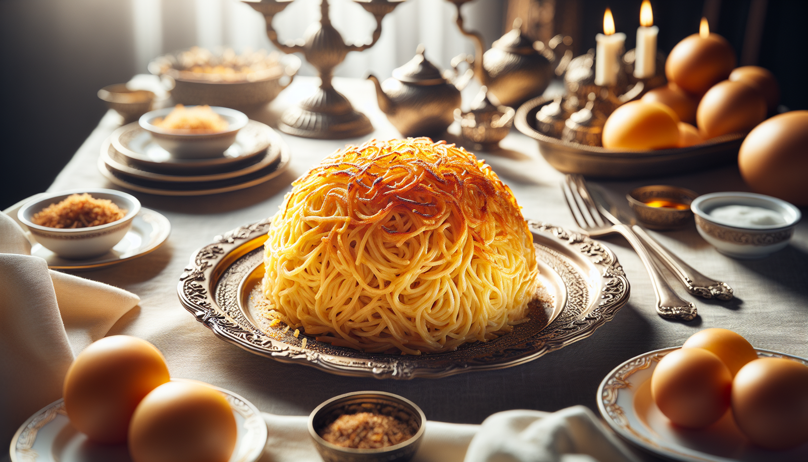 Classic Ashkenazi Sweet Noodle Kugel Recipe