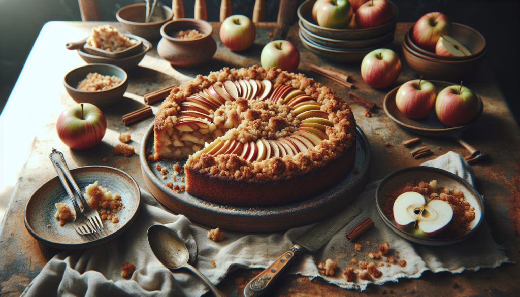 Delicious Pareve Apple Crumb Cake - Kosher recipe