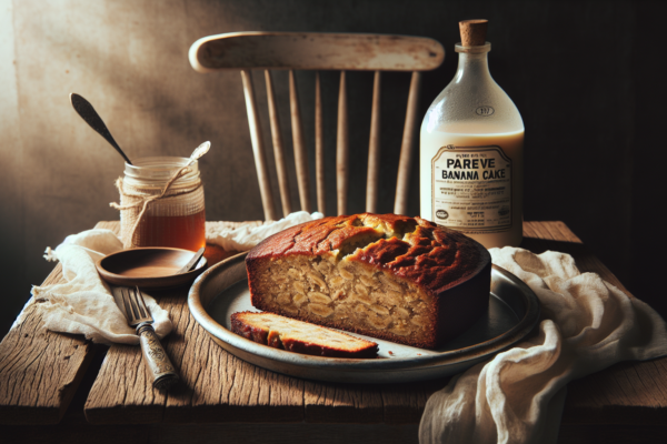 Deliciously Moist Banana Cake: A Pareve Delight