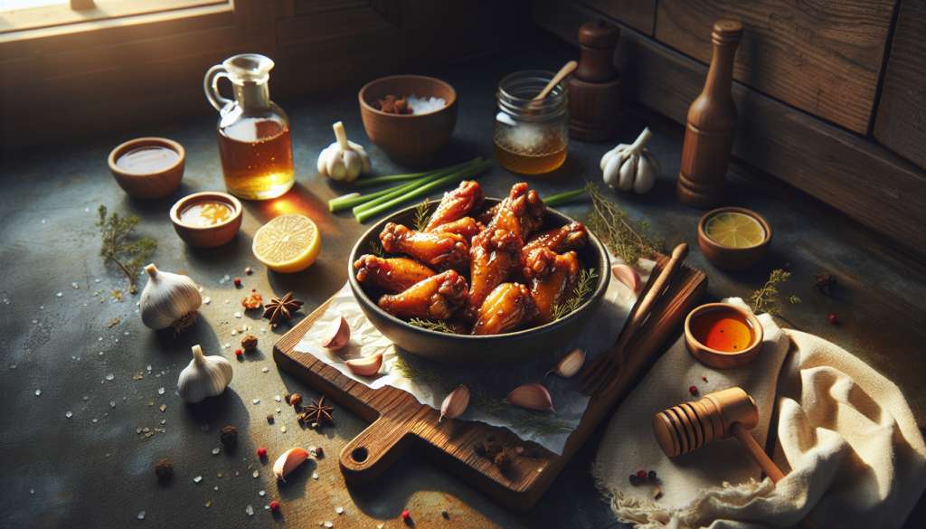 Irresistible Honey Garlic Baked Chicken Wings - Asian, Kosher recipe