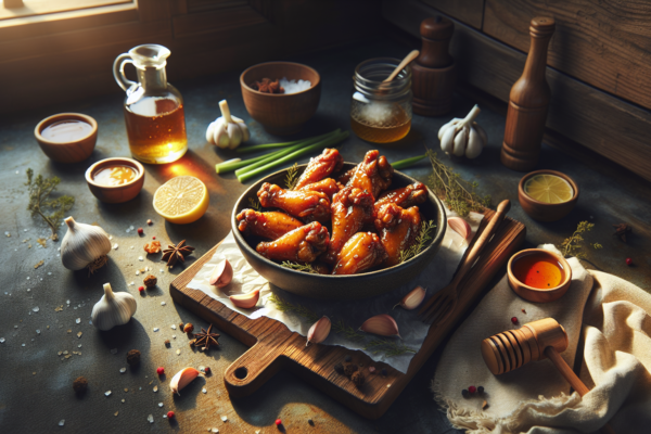 Irresistible Honey Garlic Baked Chicken Wings