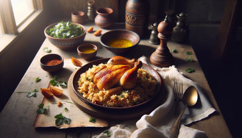 Sephardic Chicken & Rice Delight: A Kosher Arroz con Pollo - Sephardic recipe
