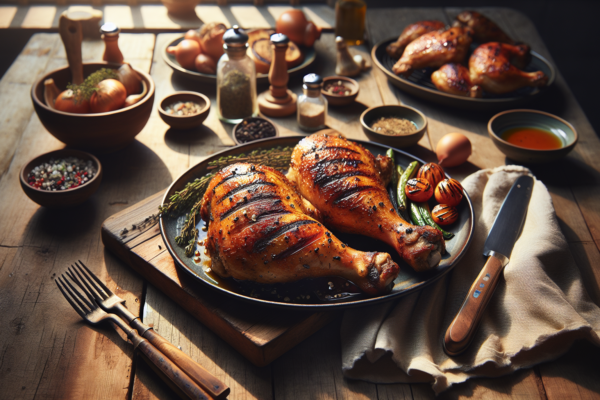 Succulent Kosher Pargiot: Grilled Chicken Thighs Perfection