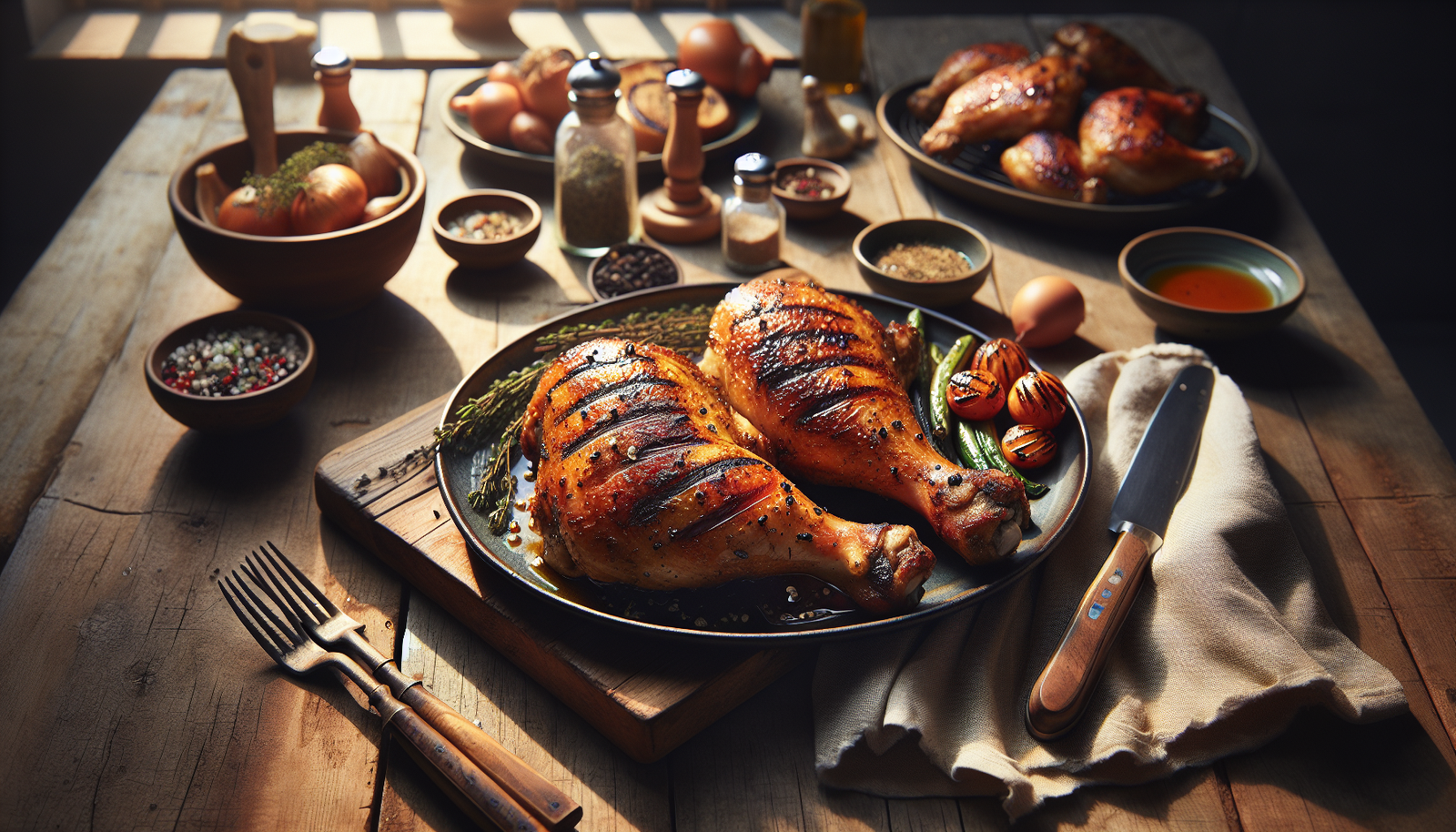 Succulent Kosher Pargiot: Grilled Chicken Thighs Perfection - Middle Eastern recipe