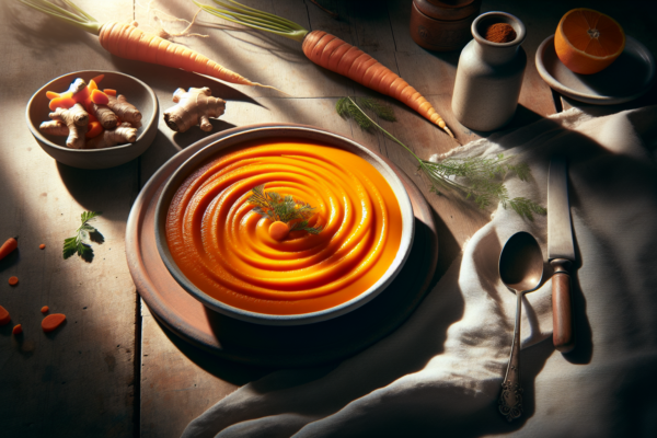 Vibrant and Velvety Orange Carrot Ginger Soup