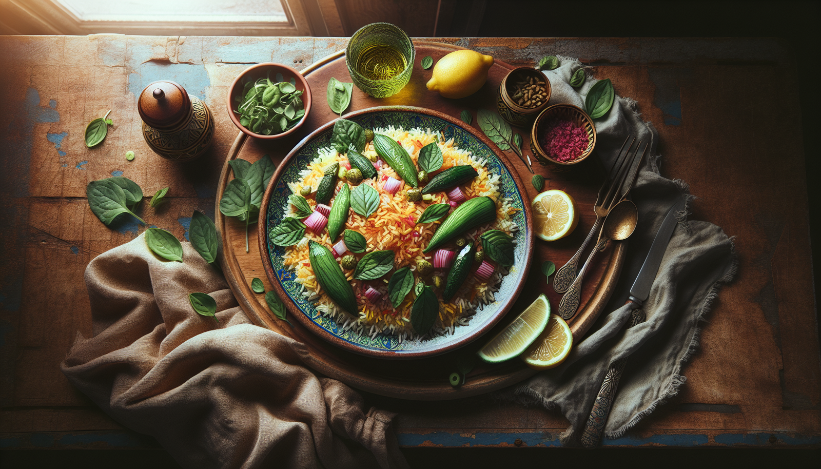 Authentic Persian Sabzi Polo - Fragrant Herbed Rice Recipe - Persian recipe