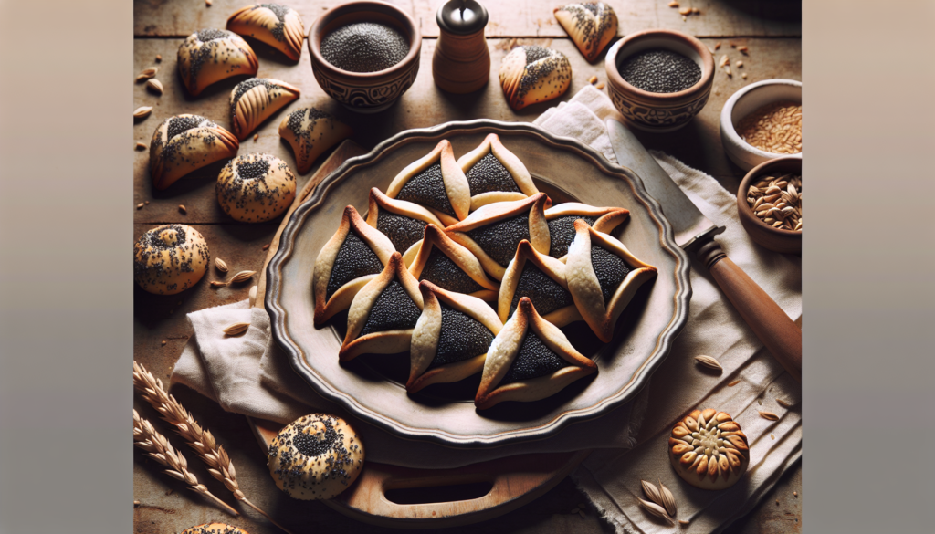 Classic Poppy Seed Hamantaschen for Purim - Traditional Jewish Cookies - Jewish recipe