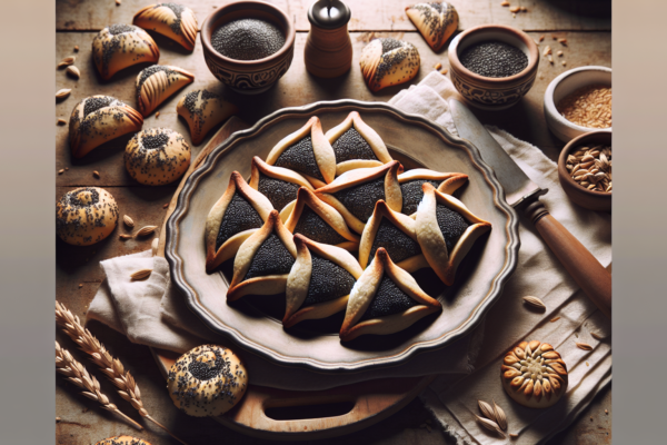 Classic Poppy Seed Hamantaschen for Purim – Traditional Jewish Cookies