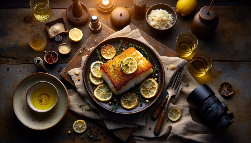 Crispy Baked Cod with Lemon (Kosher Recipe) - American recipe