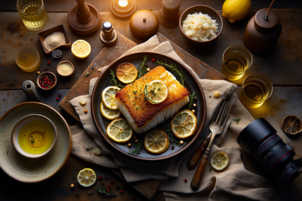 Crispy Baked Cod with Lemon (Kosher Recipe)