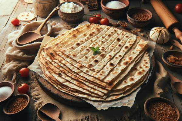Crispy Thin Lavash Flatbread: Homemade Middle Eastern Cracker Bread