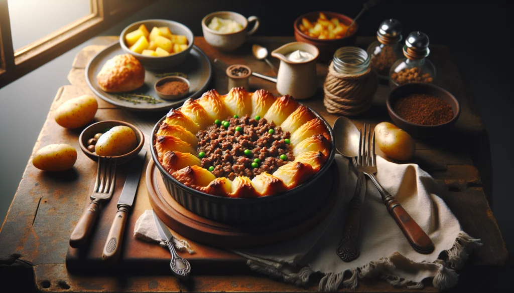 Delicious Kosher Shepherd's Pie with Ground Beef & Potatoes - British recipe
