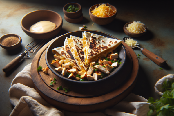 Easy Kosher Chicken Quesadillas with Dairy Free Cheese