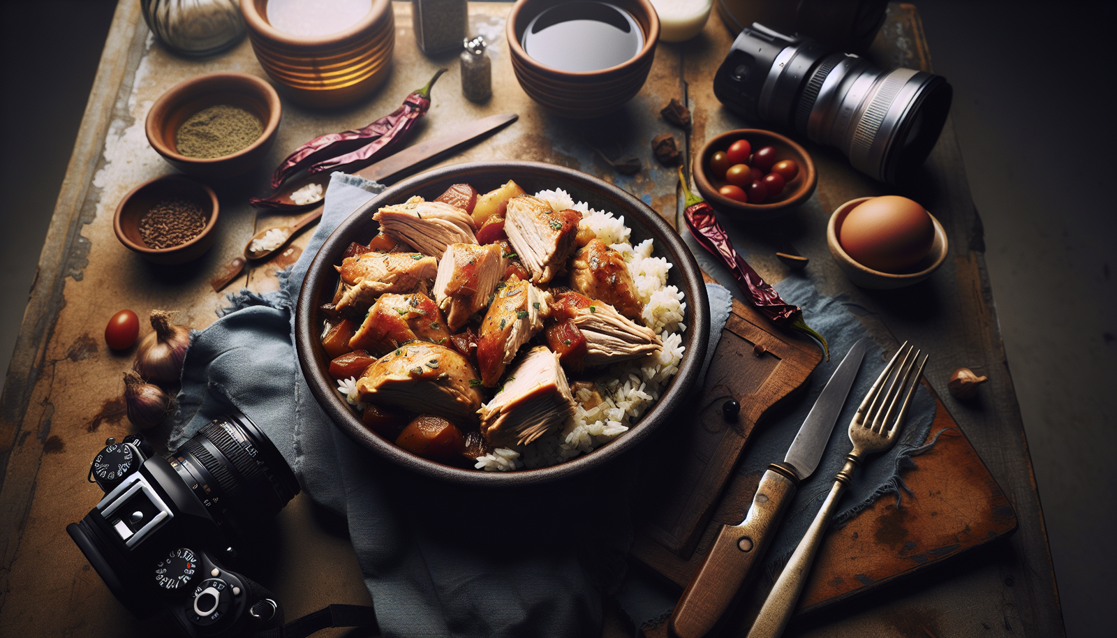 Easy Slow Cooker Chicken and Rice - Set It and Forget It Dinner - American recipe