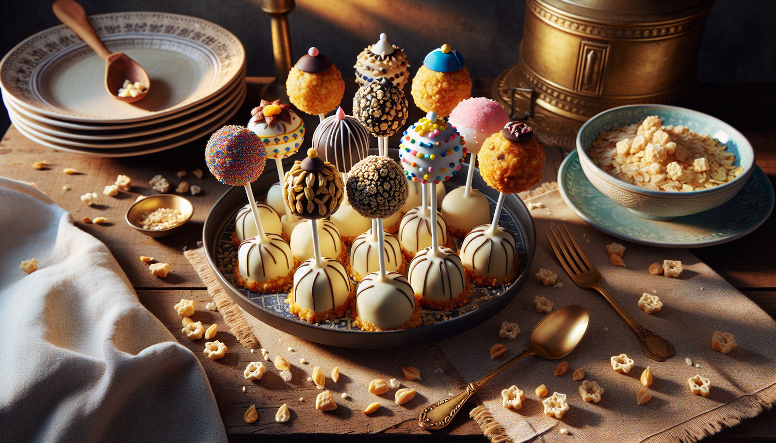 Festive Kosher Purim Cake Pops for Perfect Mishloach Manot Gifts - Jewish recipe