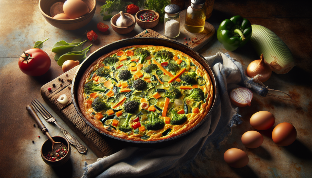 Flavorful Kosher Vegetable Frittata: A Wholesome Delight - Italian recipe