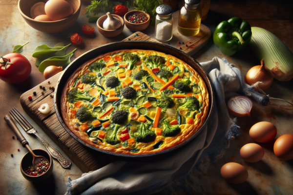 Flavorful Kosher Vegetable Frittata: A Wholesome Delight