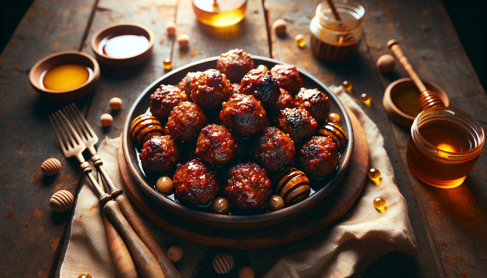 Harissa-Honey Glazed Lamb Meatballs: Fiery-Sweet Perfection for Your Shabbat Table - North African recipe
