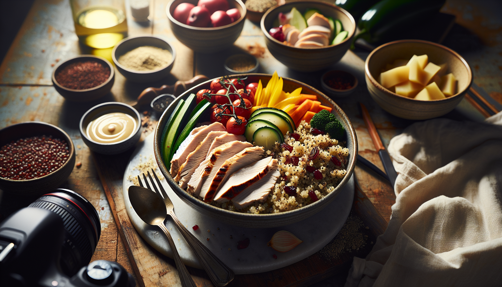 High-Protein Kosher Meal Prep Bowls with Turkey and Quinoa - Modern Kosher recipe