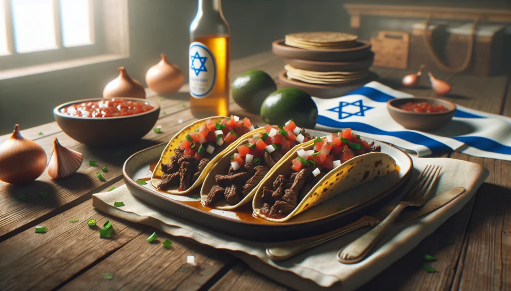 Homemade Kosher Beef Tacos with Israeli Salsa - Israeli-Mexican Fusion recipe