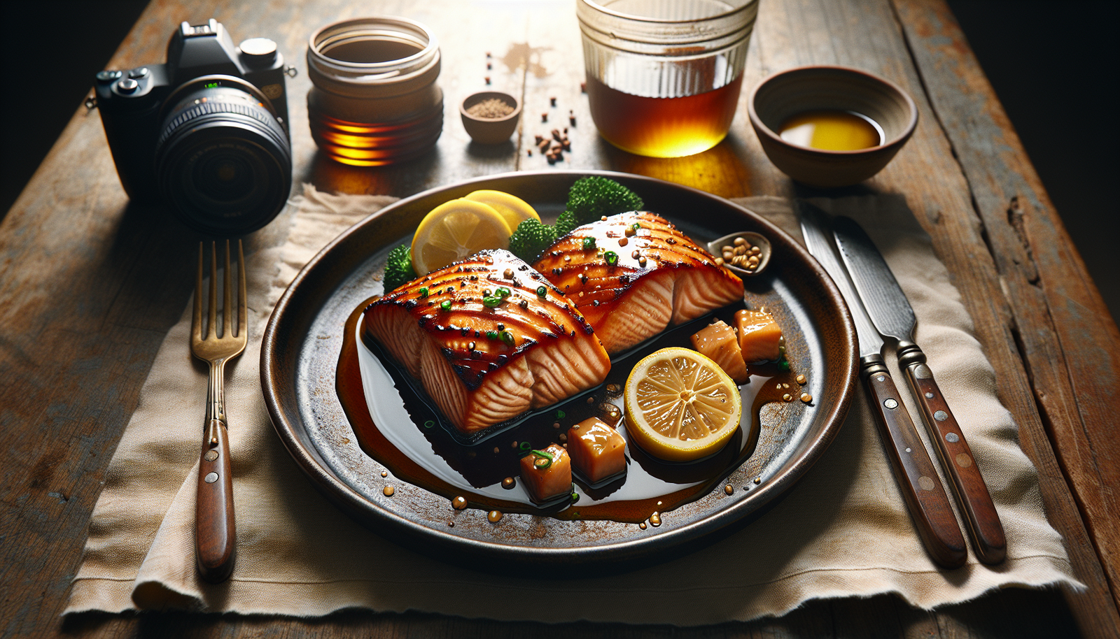 Honey Soy Glazed Salmon Fillets - Perfect Weeknight Kosher Dinner - Asian-Inspired recipe