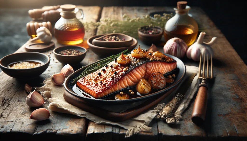 Irresistible Honey Garlic Glazed Salmon: A Kosher Delight - Jewish recipe