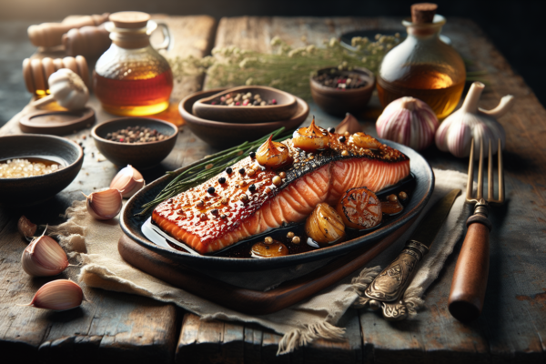 Irresistible Honey Garlic Glazed Salmon: A Kosher Delight
