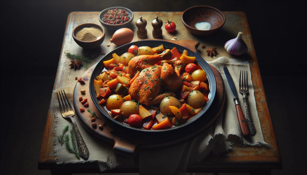Kosher Chicken Cacciatore - Italian Hunter's Stew Made Kosher - Italian recipe