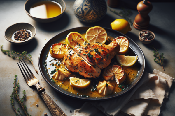 Kosher Chicken Francese with Lemon Wine Sauce