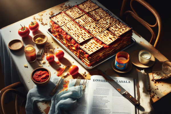 Kosher Matzo Lasagna with Fresh Tomato Sauce for Passover