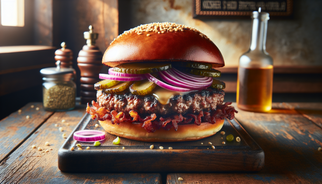 Kosher Smash Burger: Crispy-Edged Diner-Style Beef Patties Done Right - American recipe