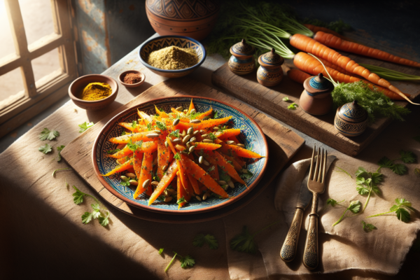Moroccan Carrot Salad with Cumin and Fresh Herbs