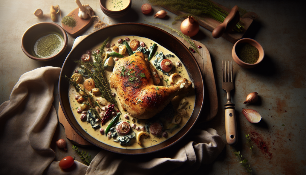 One-Pan Kosher Marry Me Chicken with Creamy Herb Sauce - Mediterranean recipe