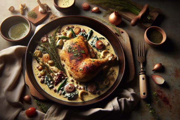 One-Pan Kosher Marry Me Chicken with Creamy Herb Sauce