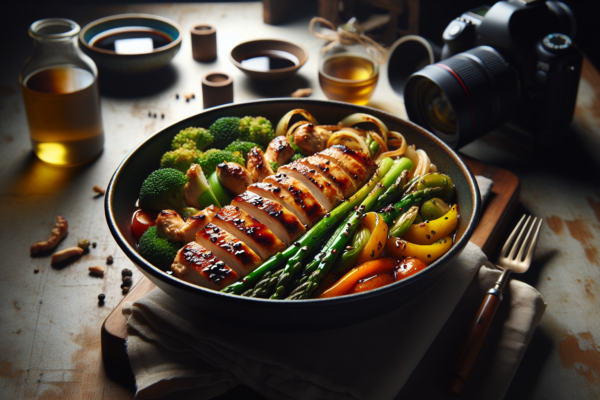 One Pan Teriyaki Chicken Bowls with Vegetables