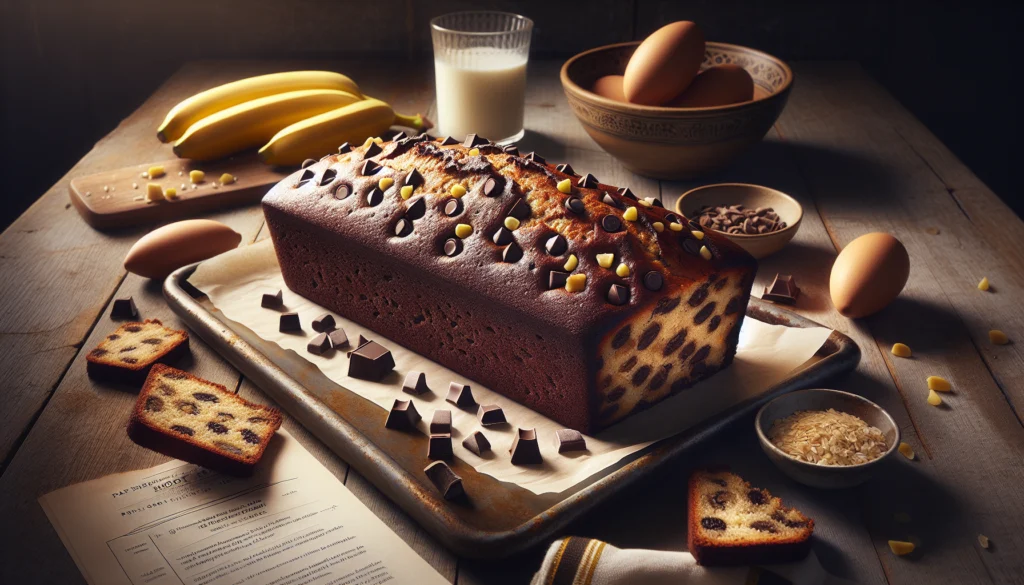 Passover Chocolate Chip Banana Bread (Flourless and Kosher) - Jewish recipe