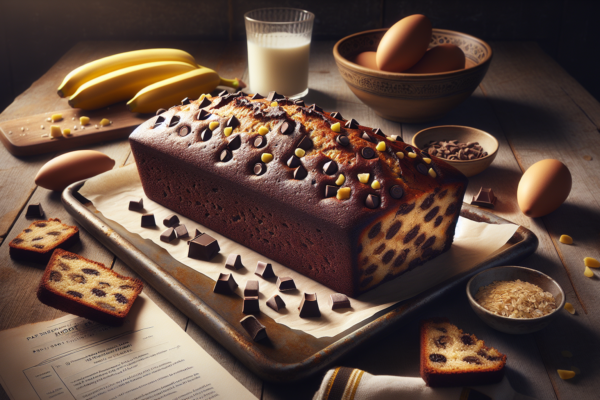 Passover Chocolate Chip Banana Bread (Flourless and Kosher)