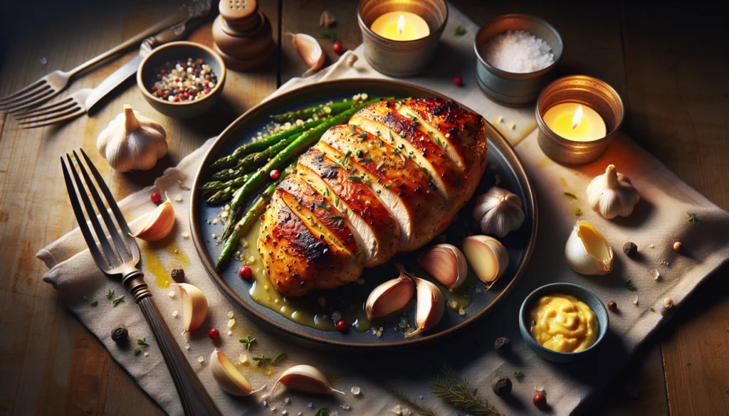 Perfect Garlic Butter Roasted Chicken Breast - Juicy & Kosher - Jewish recipe