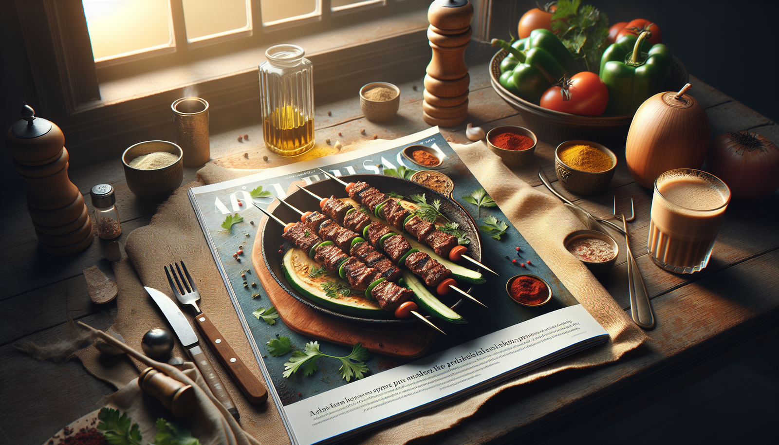 Perfectly Grilled Kosher Beef Kebabs with Middle Eastern Spices - Middle Eastern recipe