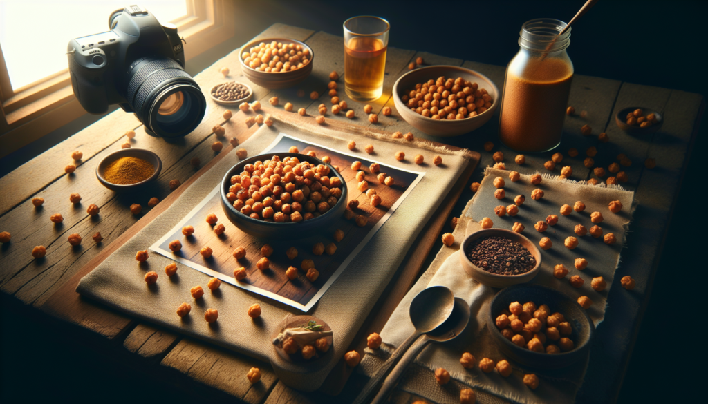 Perfectly Spiced Crispy Roasted Chickpeas - Easy Kosher Snack Recipe - Middle Eastern recipe