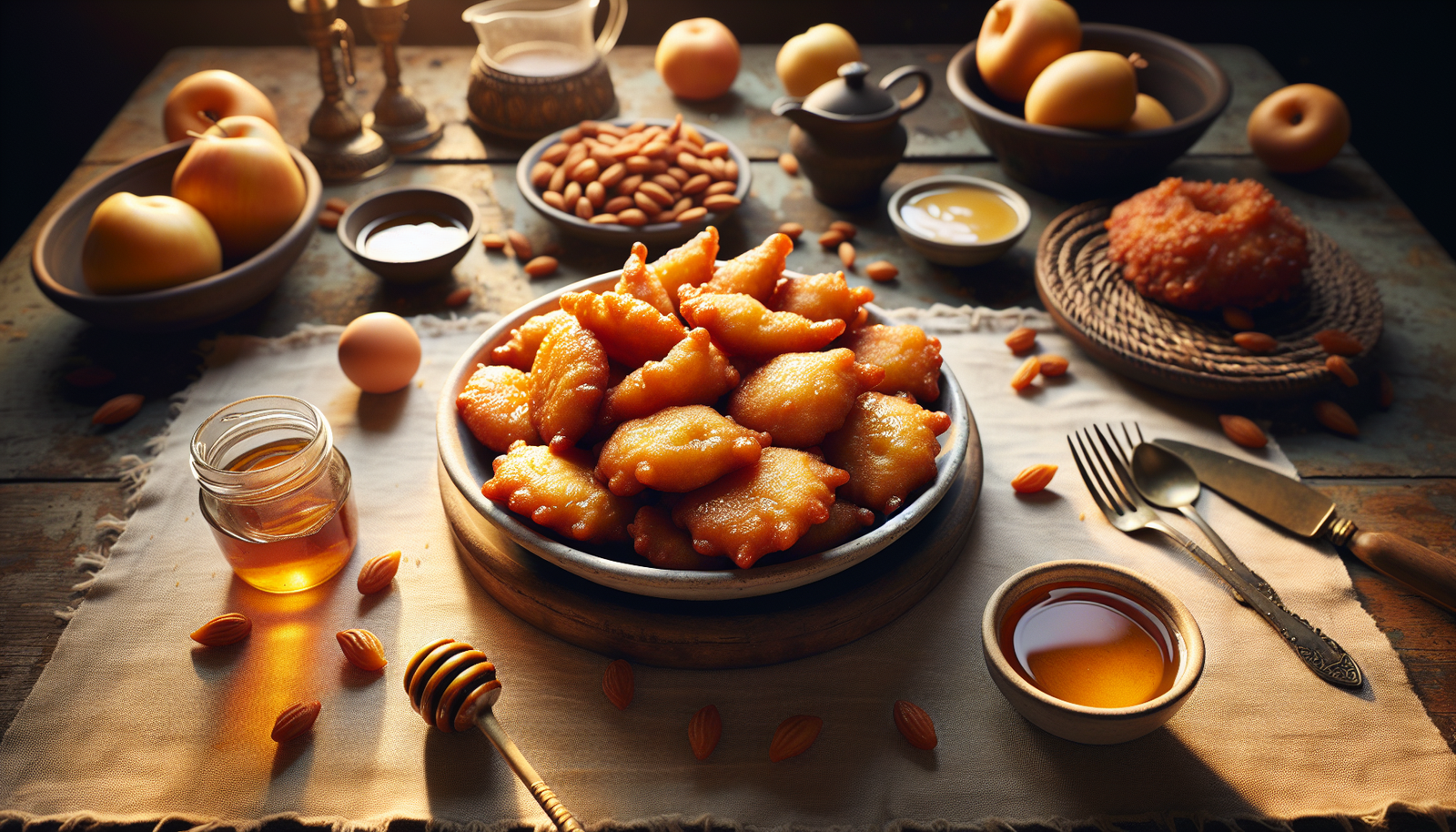 Sephardic Fijuelas: Golden Honey-Dipped Fried Dough for Purim - Sephardic Jewish recipe