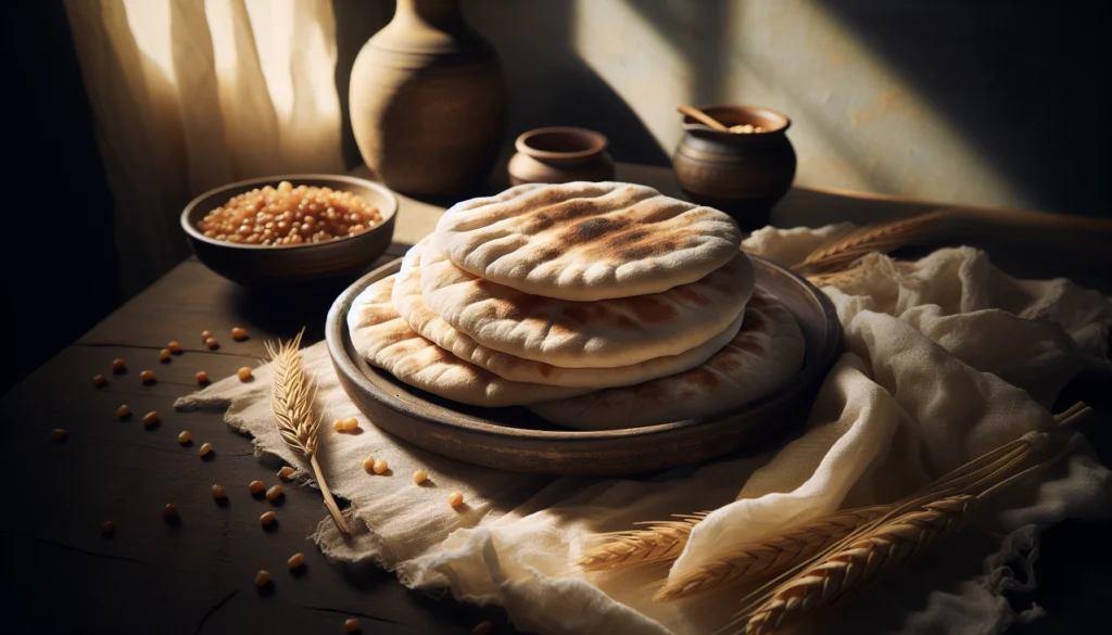 Soft and Fluffy Whole Wheat Israeli Pita Bread Recipe - Middle Eastern recipe