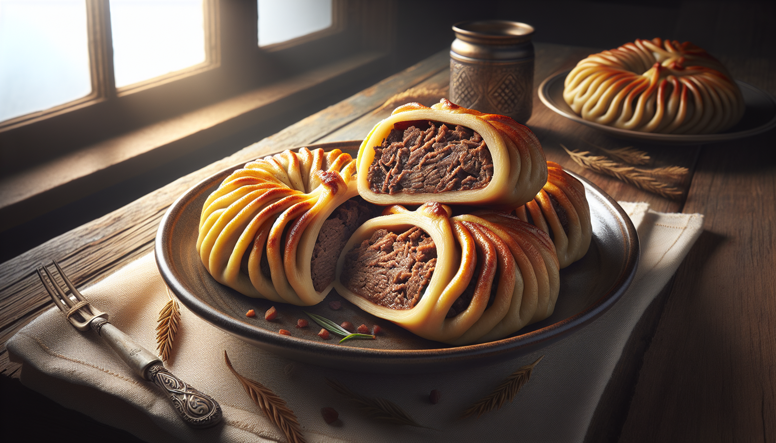 Traditional Purim Kreplach with Savory Beef Filling - Perfect for Festive Meals - Jewish recipe