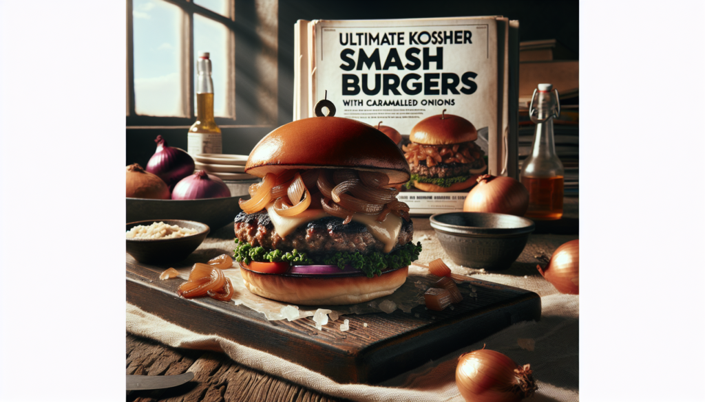Ultimate Kosher Smash Burgers with Caramelized Onions - American recipe