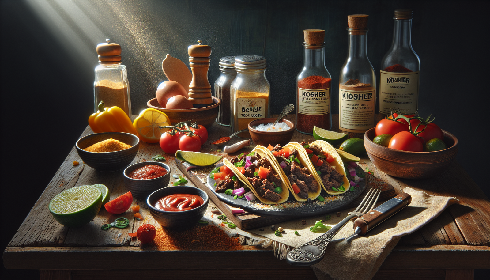 Classic Beef Tacos with Homemade Seasoning - Bold Kosher Flavors - Mexican recipe