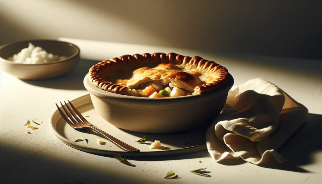 Classic Kosher Chicken Pot Pie with Flaky Pareve Crust - Jewish recipe