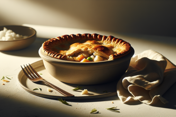 Classic Kosher Chicken Pot Pie with Flaky Pareve Crust