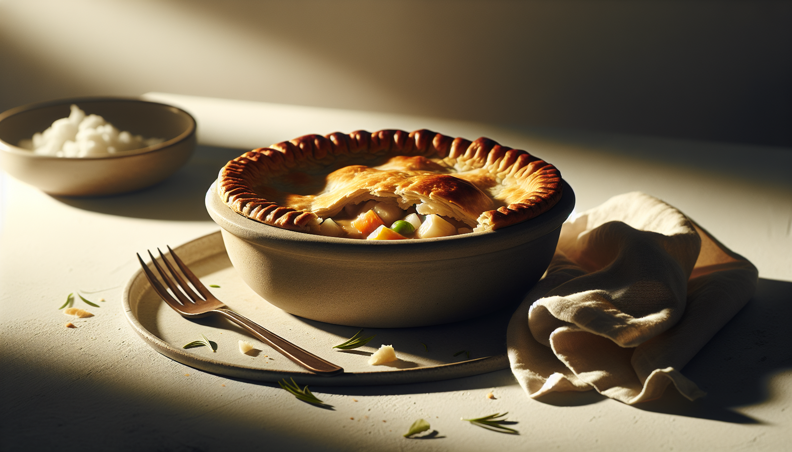 Classic Kosher Chicken Pot Pie with Flaky Pareve Crust - Jewish recipe