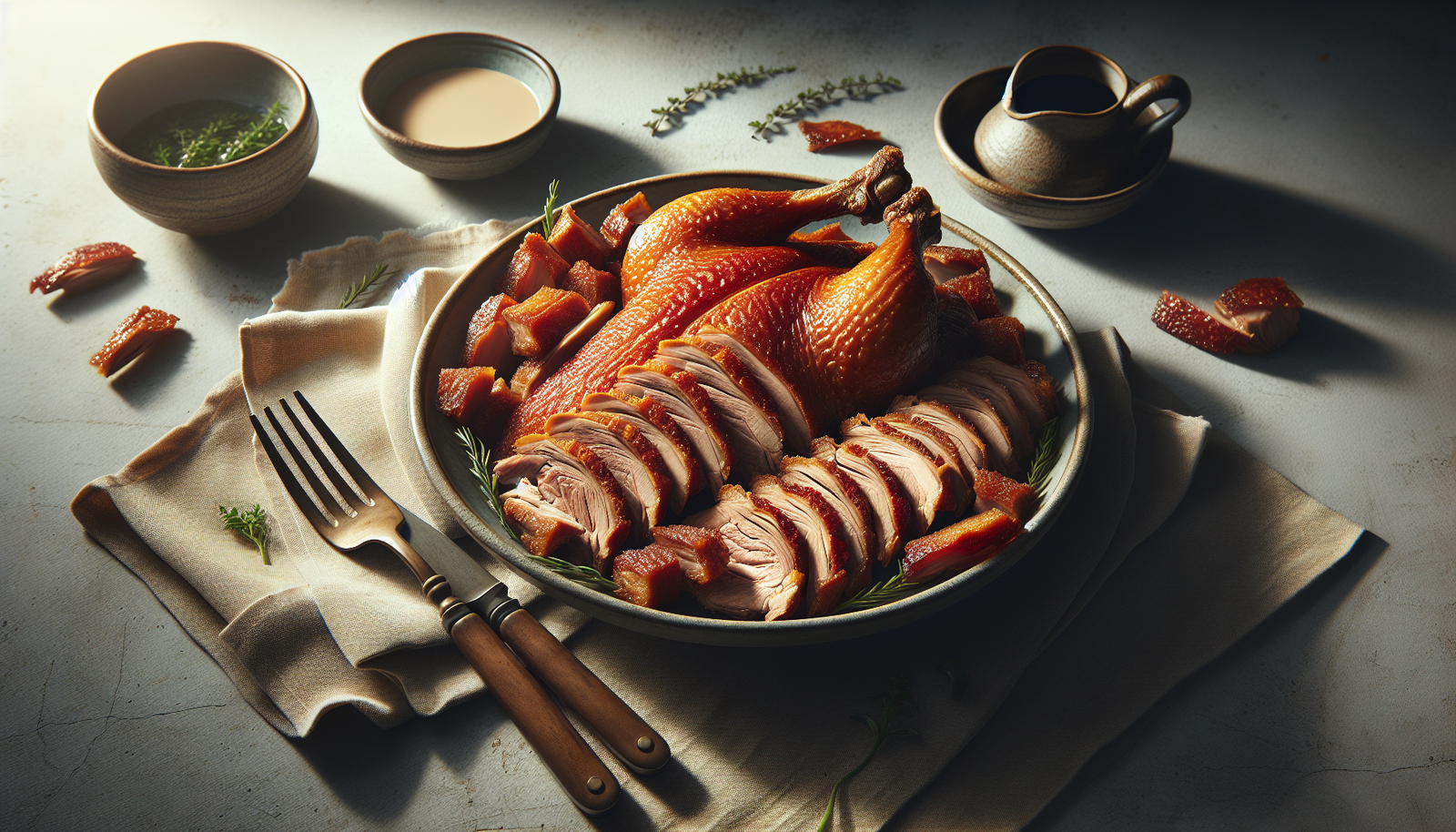 Classic Kosher Duck Confit With Crispy Skin - French recipe