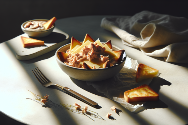 Classic Kosher Tuna Melts with Crispy Golden Cheese